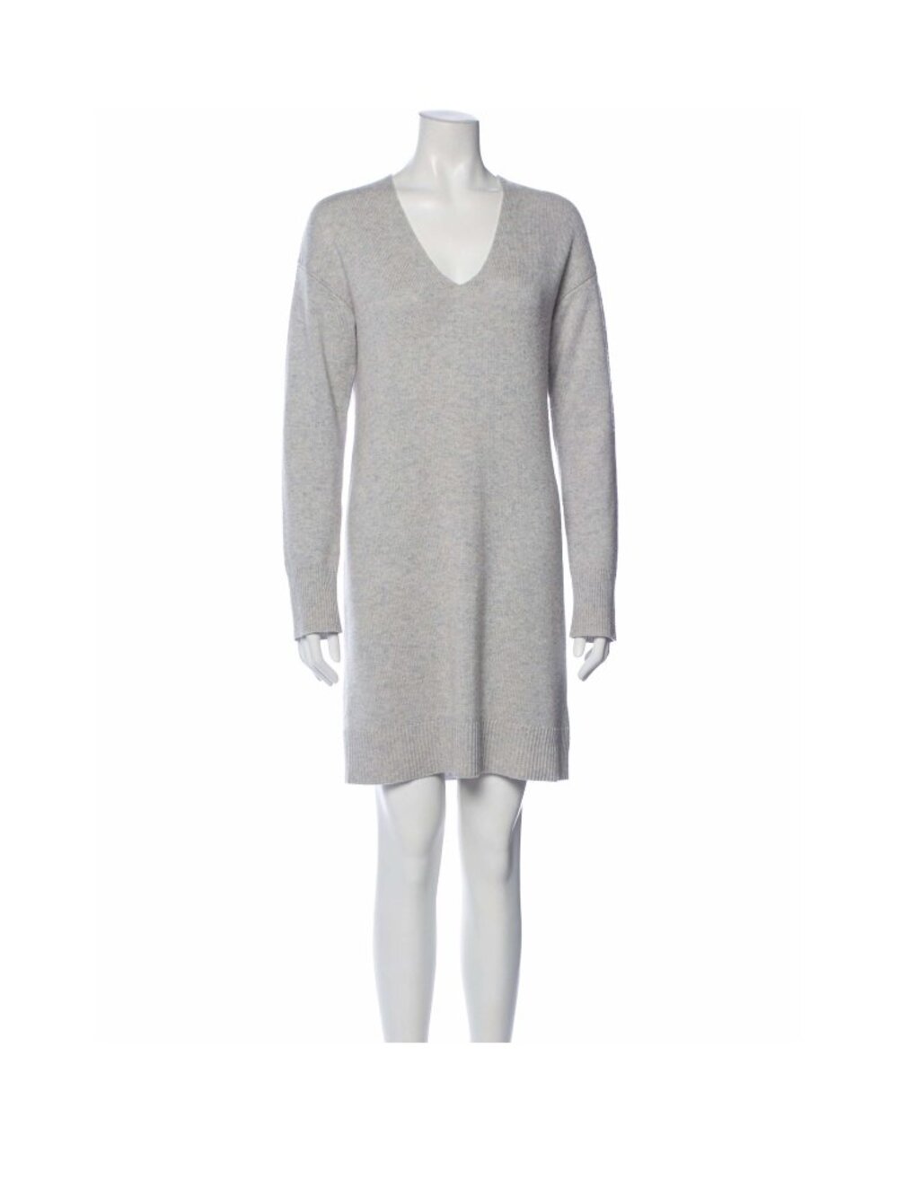 Theory 100% Cashmere V-Neck Sweater Dress